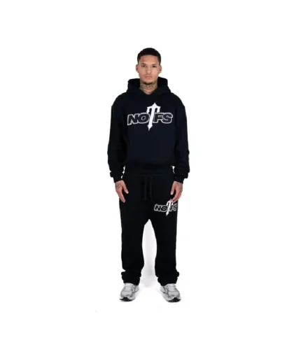 Black Nofs X Trapstar Camo Hoodie (2)