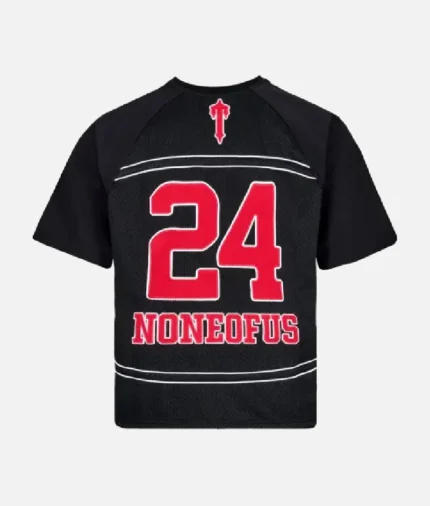 Black Nofs x Trapstar Short Sleeve NFL Jersey (2)