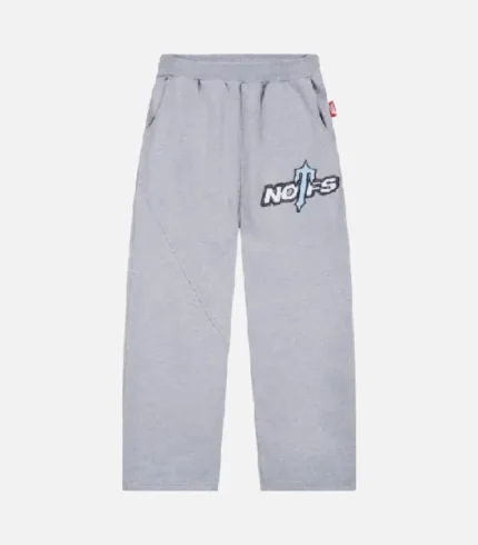 Grey Noneofus X Trapstar Joggers (1)