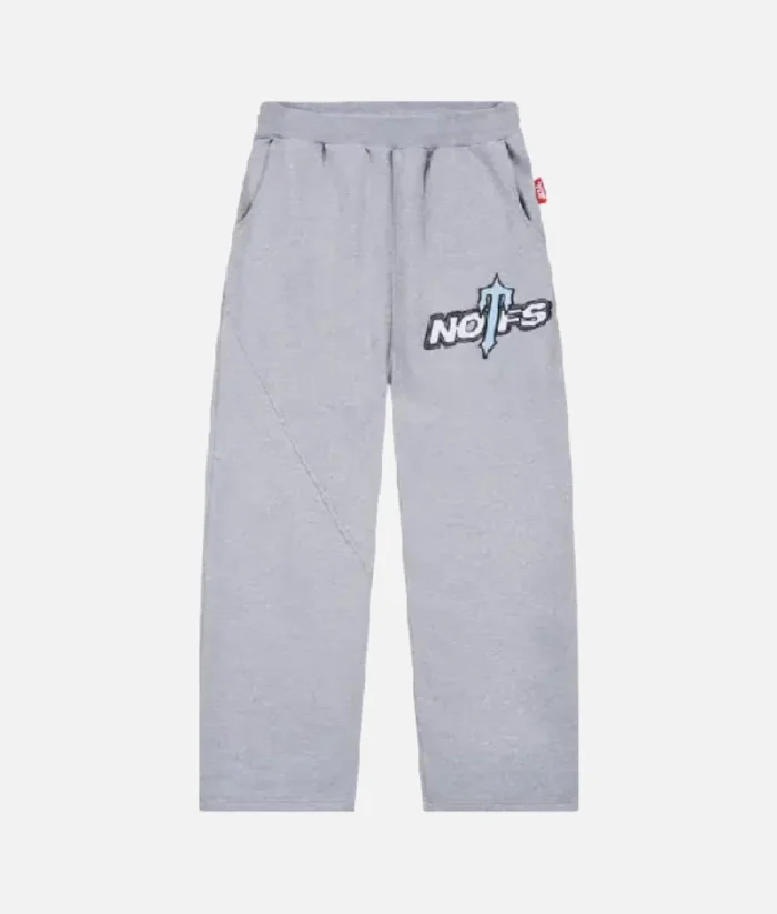 Grey Noneofus X Trapstar Joggers (1)