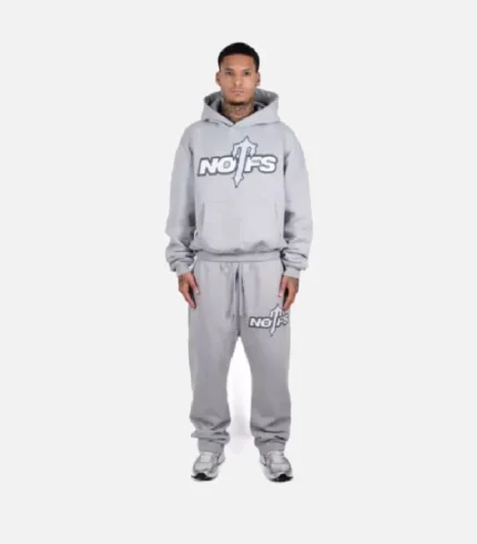 Grey Noneofus X Trapstar Joggers (2)