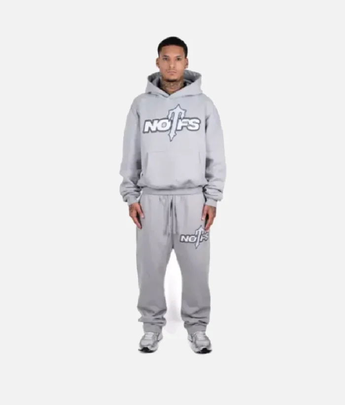 Grey Noneofus X Trapstar Joggers (2)