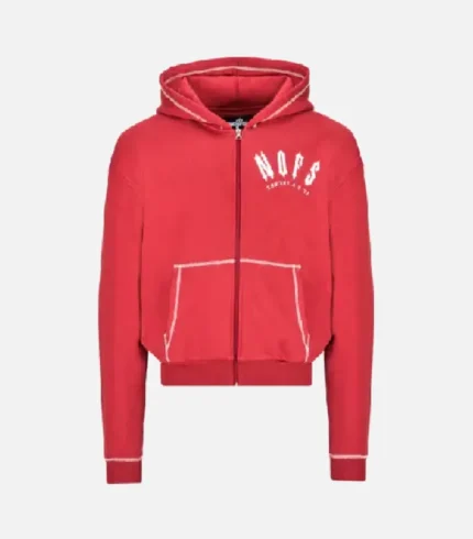 Red Nofs X Trapstar Zipper Hoodie (1)