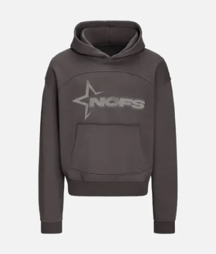 Tone in Tone Dark Grey Nofs Hoodie (1)