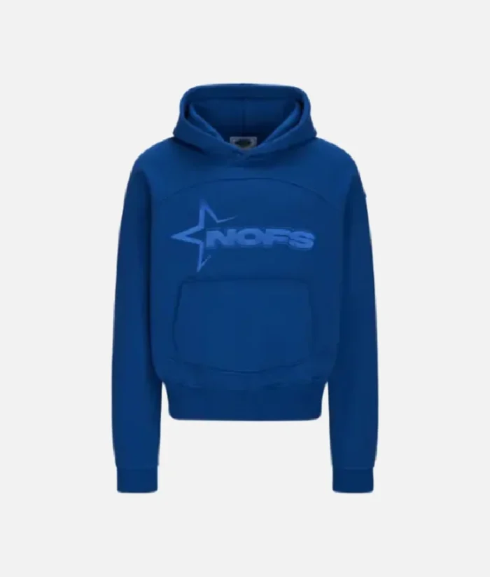 Tone in Tone Royal Blue Nofs Hoodie (1)