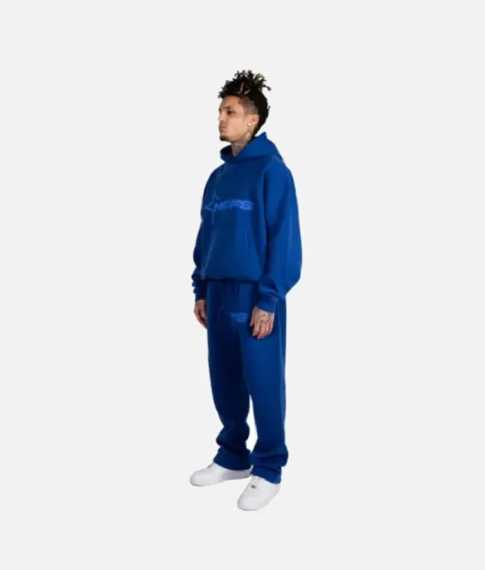 Tone in Tone Royal Blue Nofs Hoodie (2)