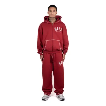 Exclusive Red Noneofus X Trapstar Sweatsuit Nofs.webp