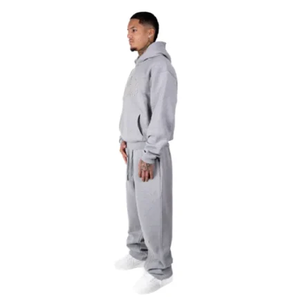 Grey Nofs Hoodie Sweatsuit Side Noneofus.webp